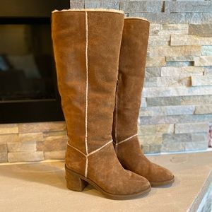UGG Kasen Tall Suede Knee High Boot Size 8